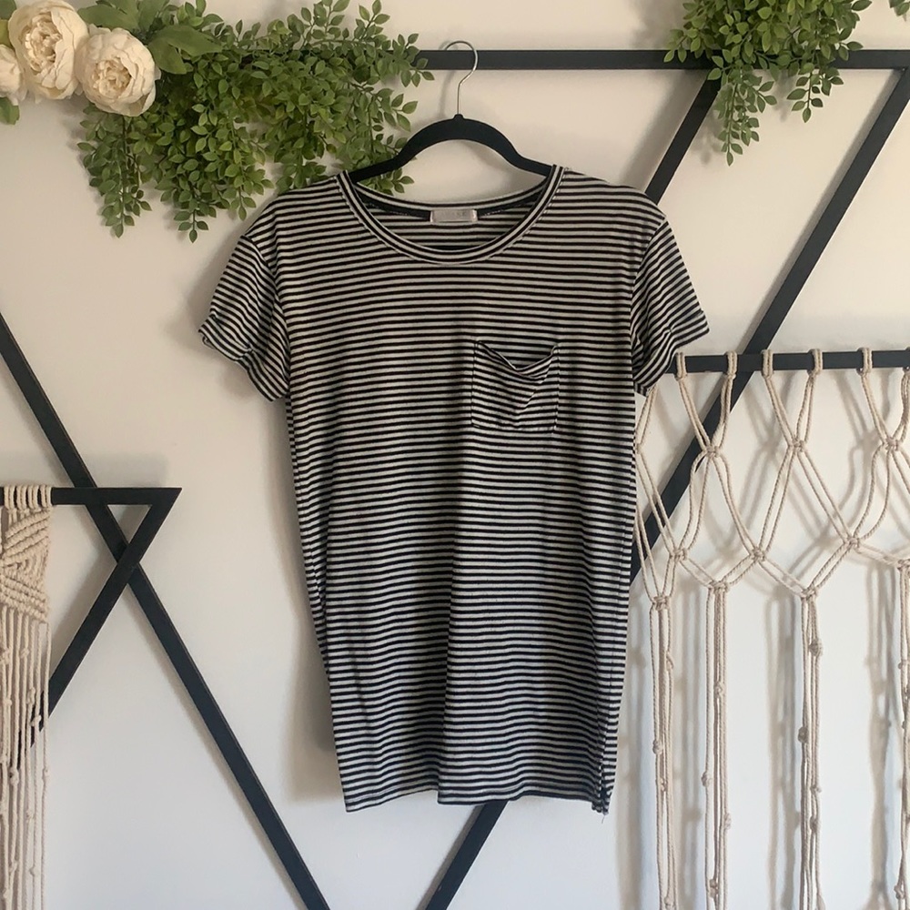 Cozy Black and White Tee